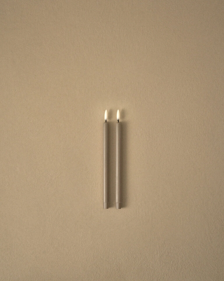 stoff nagel led candles in sand