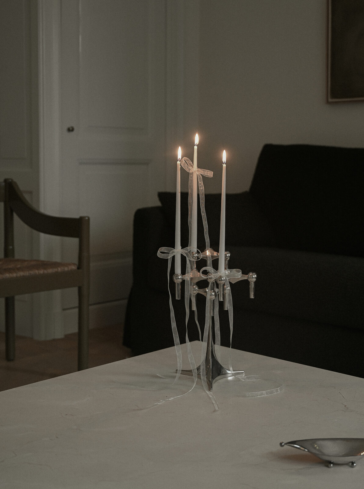 stoff nagel candelabra - festive season
