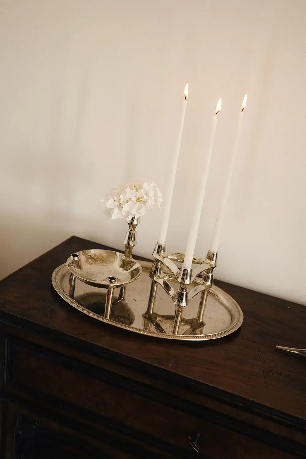 stoff nagel wedding decor - bmf candle holder