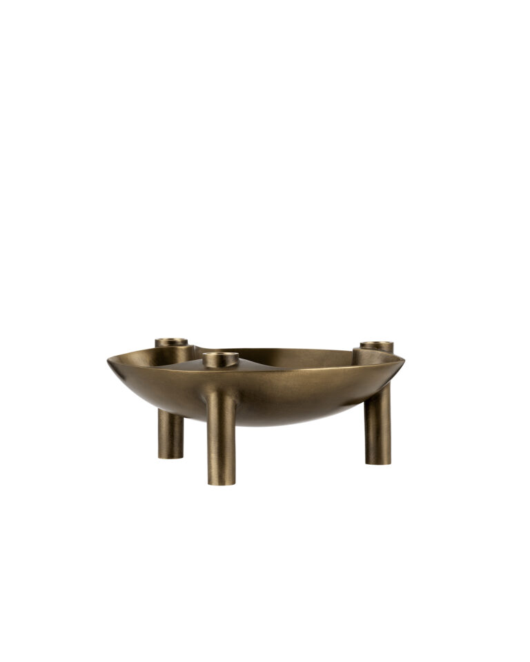 bowl-bronzed brass