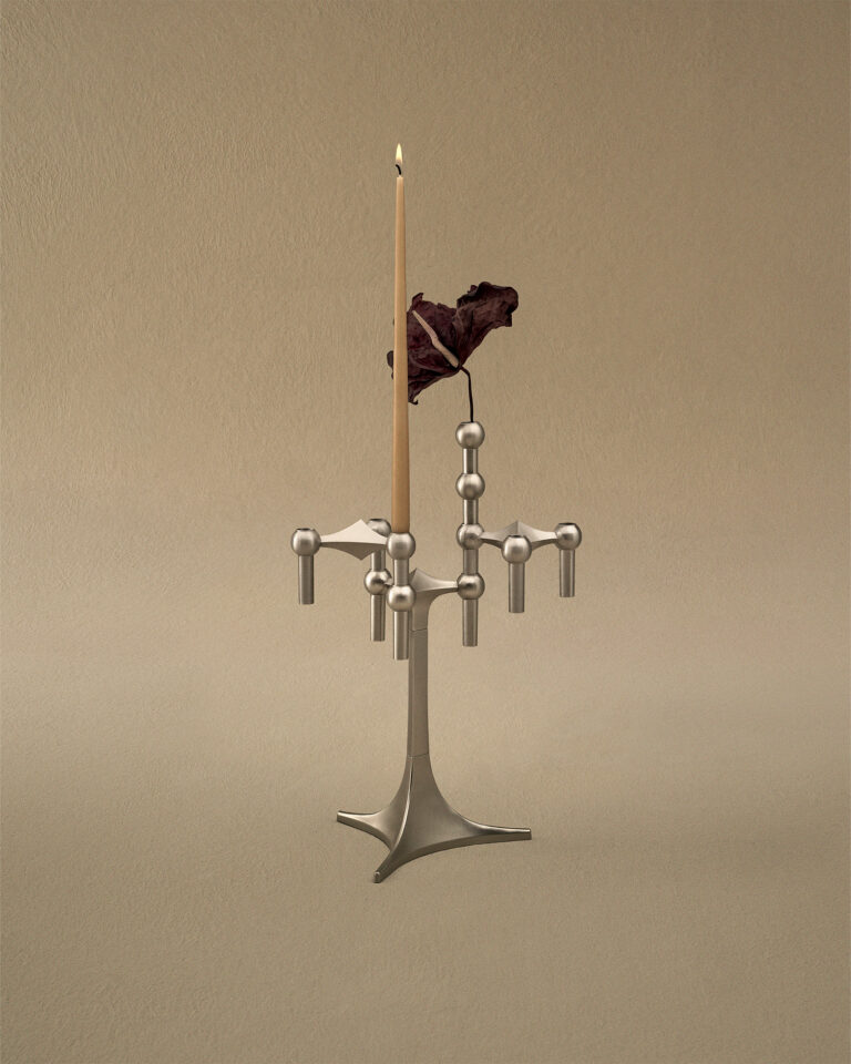 brushed chrome stand+vase_2nd