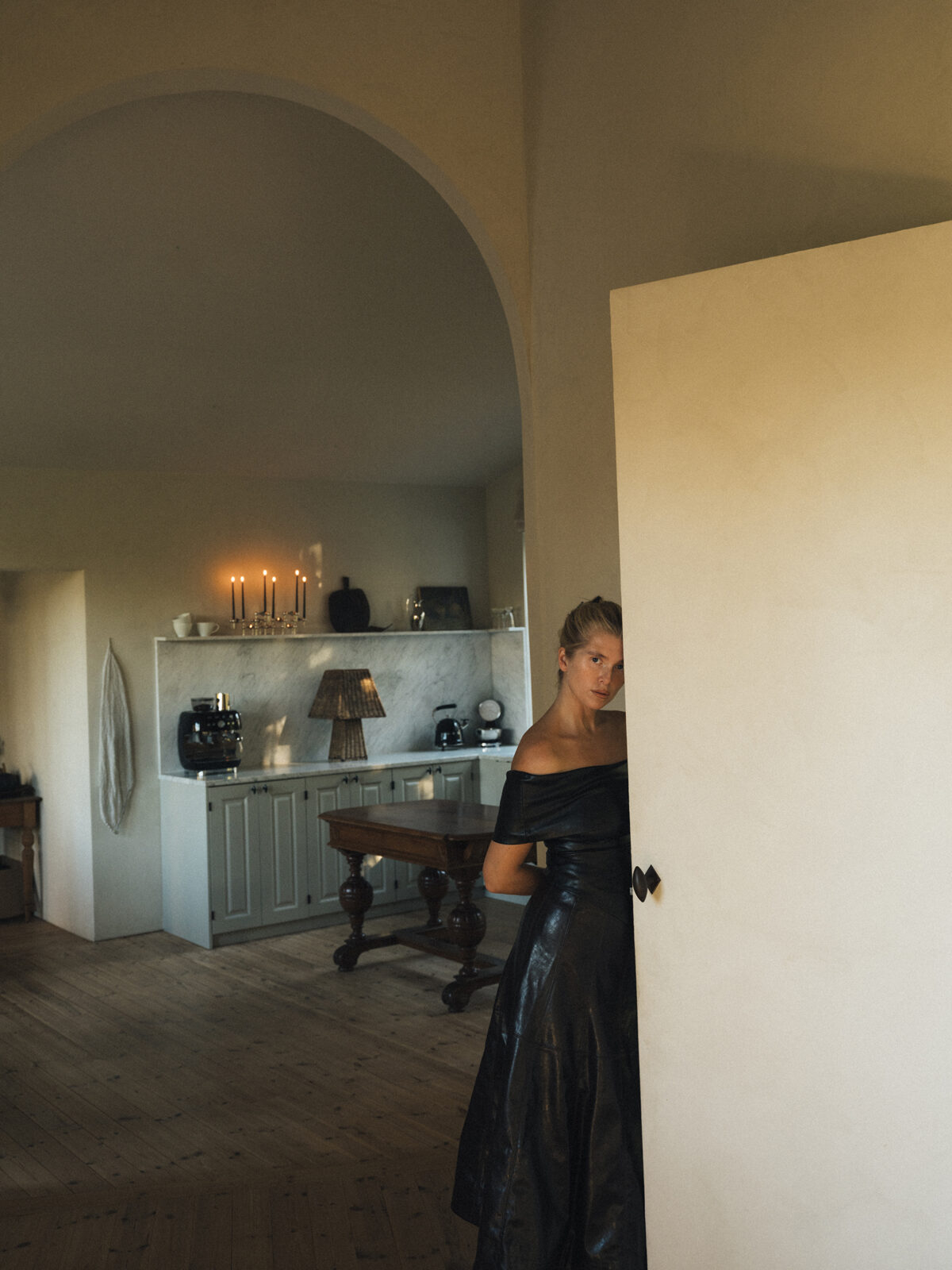 angelica svanström - sculptural play with the stoff nagel candle holder collection