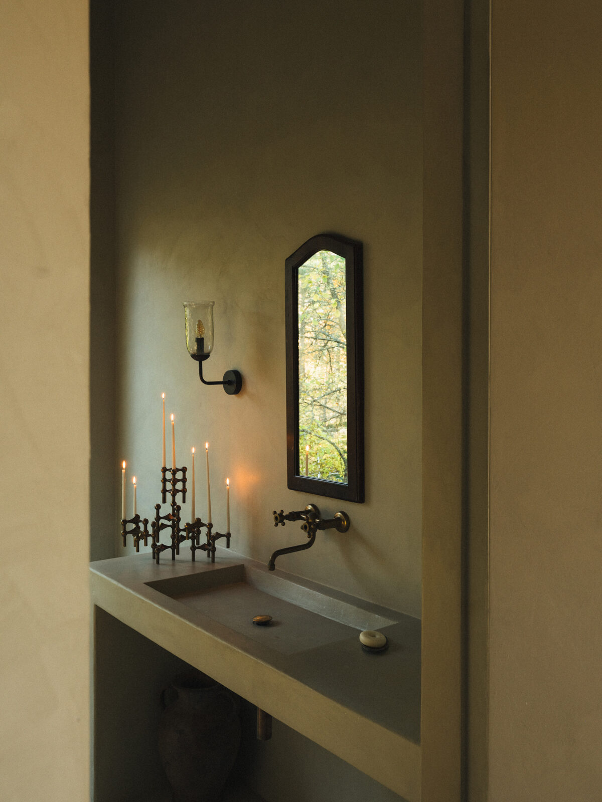 angelica svanström - sculptural play with the stoff nagel candle holder collection