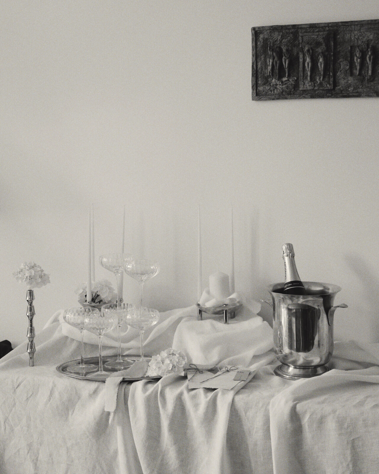 Charlotte King wedding styling with stoff nagel