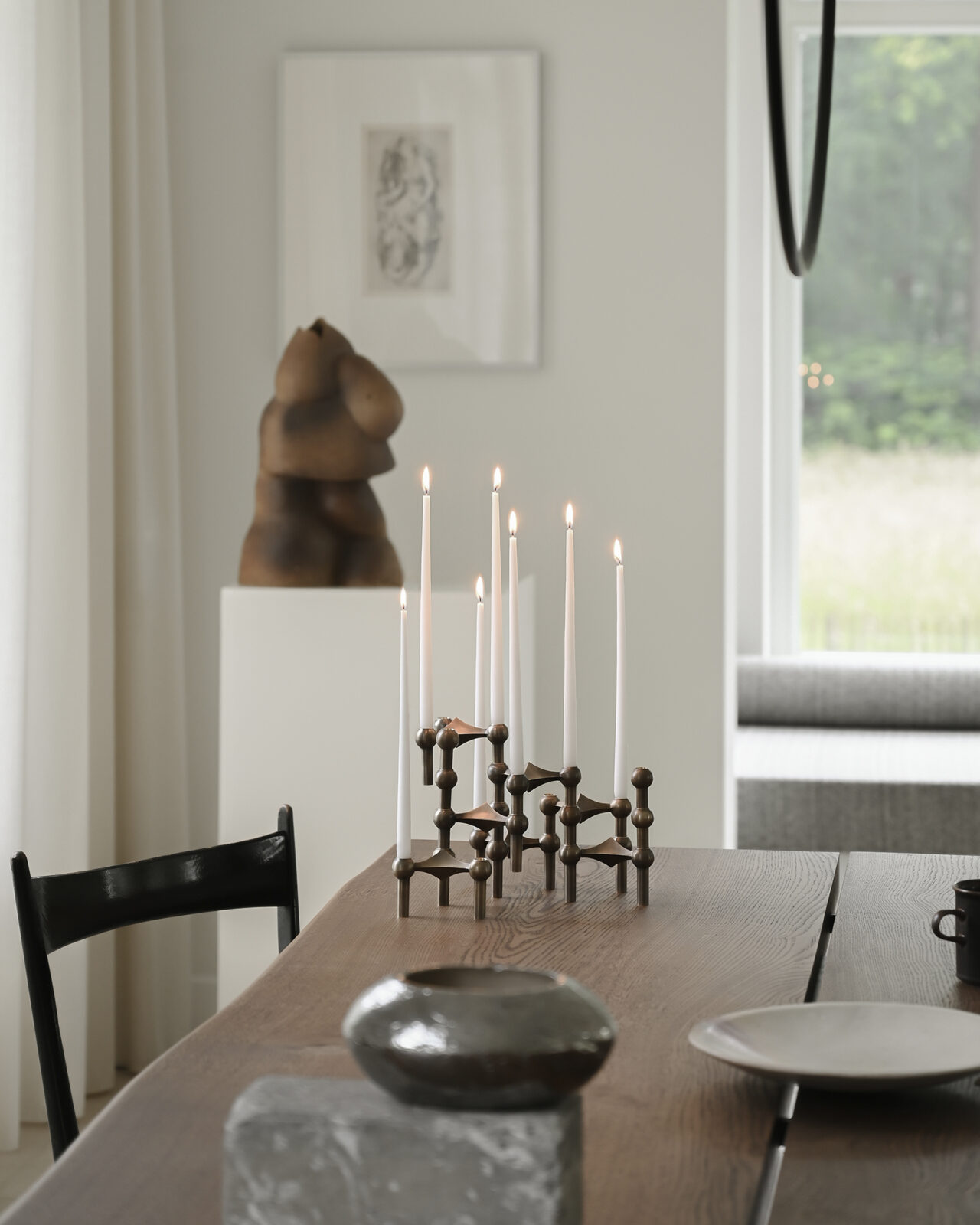 the Nagel candle holder by michiel bosman