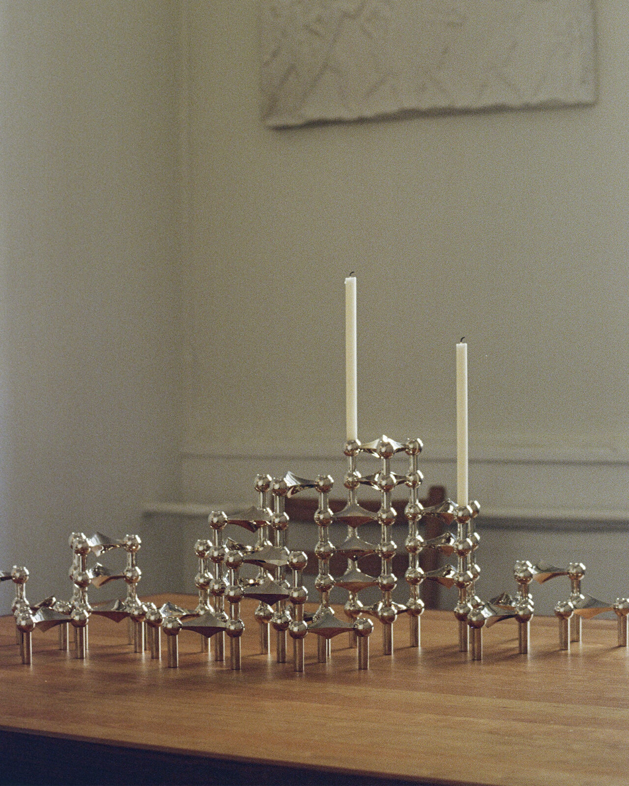 the iconic nagel candle holder by stoff nagel